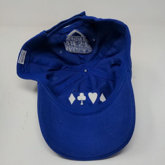 Milwaukee's Best Light Strapback Hat Blue OSFA Embroidered Logo Cards Poker - Picture 11 of 13